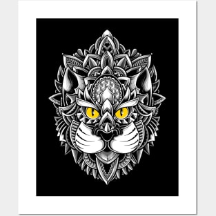 Ornate Cat Posters and Art